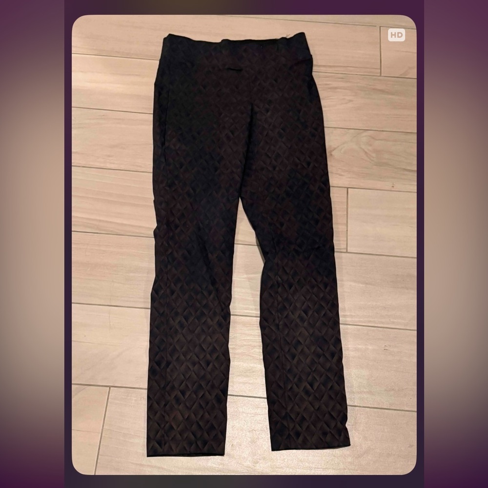 Focus 2000 Black Textured Leggings size 4